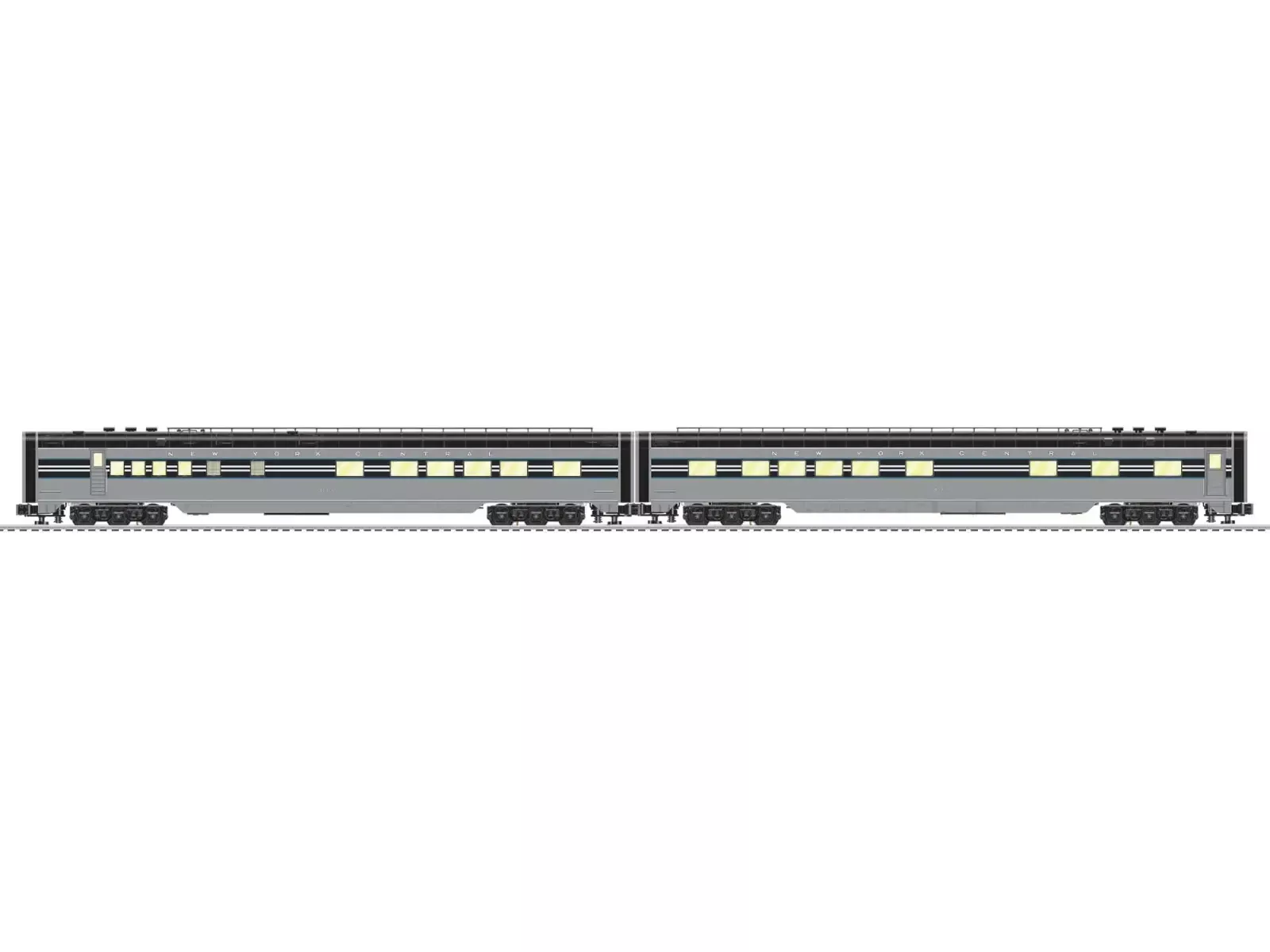 Lionel 2327330 O 20th Century Limited 21" SS Diner (2 pack)