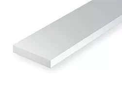 Opaque White Styrene Strips .188'' Thick, 24'' Long .312'' Wide pkg(5) Evergreen 400 EVG400